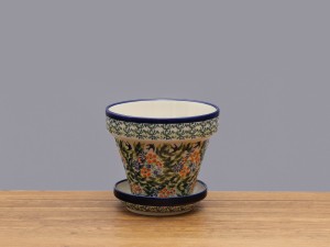 CERAMICZNA DONICZKA Z PODSTAWKĄ Z890893/DU182