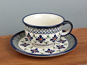 FILIŻANKA CERAMICZNA ZE SPODKIEM 0,22 L Z775836/DU60