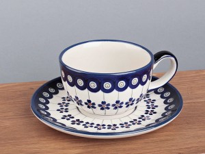 FILIŻANKA CERAMICZNA ZE SPODKIEM 0,21 L Z883883S/166A