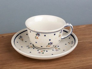 FILIŻANKA CERAMICZNA ZE SPODKIEM 0,11 L Z716710/111