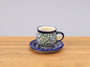 FILIŻANKA CERAMICZNA ZE SPODKIEM ESPRESSO 0,07 L Z11211117/1073A