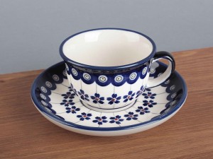 FILIŻANKA CERAMICZNA ZE SPODKIEM 0,11 L Z716710/166A