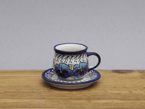 FILIŻANKA CERAMICZNA ZE SPODKIEM ESPRESSO 0,07 L Z11211117/277ART