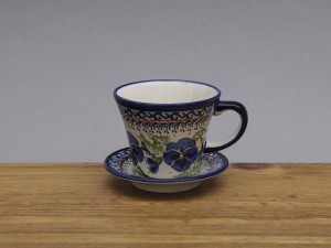 FILIŻANKA CERAMICZNA ZE SPODKIEM 0,24 L Z18021803/277ART