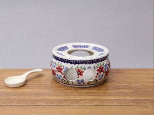 CERAMICZNY PODGRZEWACZ Z ŁYŻECZKĄ TEALIGHT MP089MM01