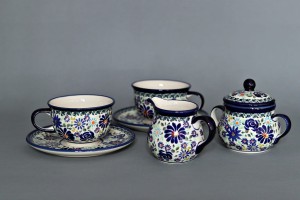 CERAMICZNY ZESTAW KAWOWY DLA 2 OSÓB DEK.DU126