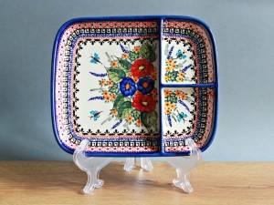 PÓŁMISEK CERAMICZNY TRÓJDZIELNY Z1852/149ART